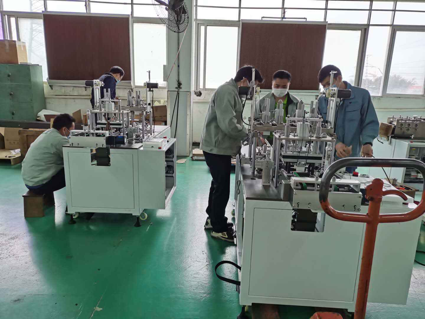 Atomatic Face mask manufacturing machinery MKS-80 Speed 80-1